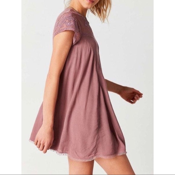 Urban Outfitters Trapeze Dress Light Purple - Picture 3 of 7